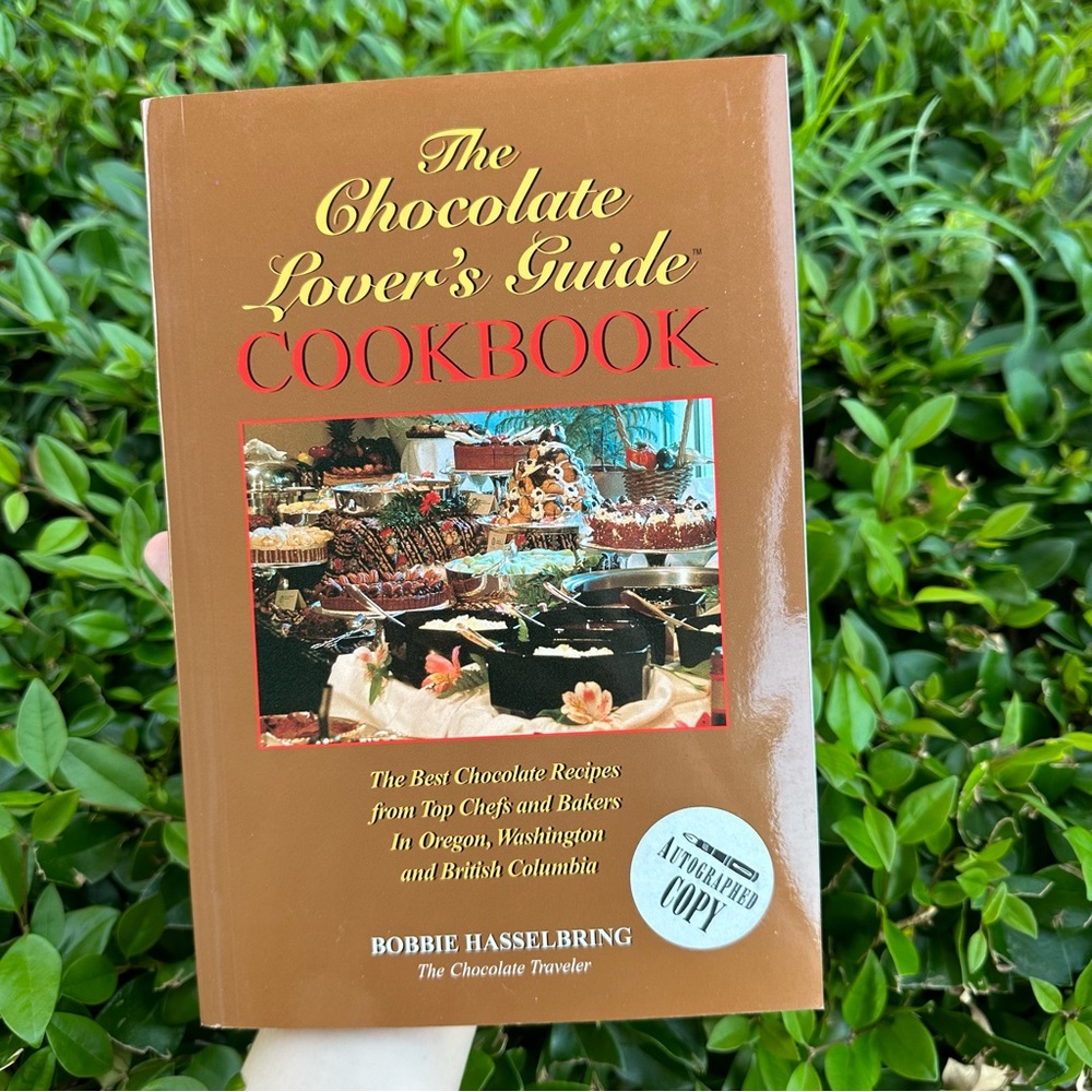 Autographed The Chocolate Lover's Guide Cookbook Paperback 102 Recipes